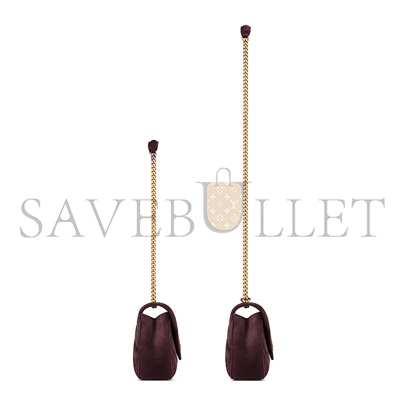 Y51 LOULOU SMALL IN MATELASSÉ SUEDE 801437AAEY66766 (24*14*6cm)